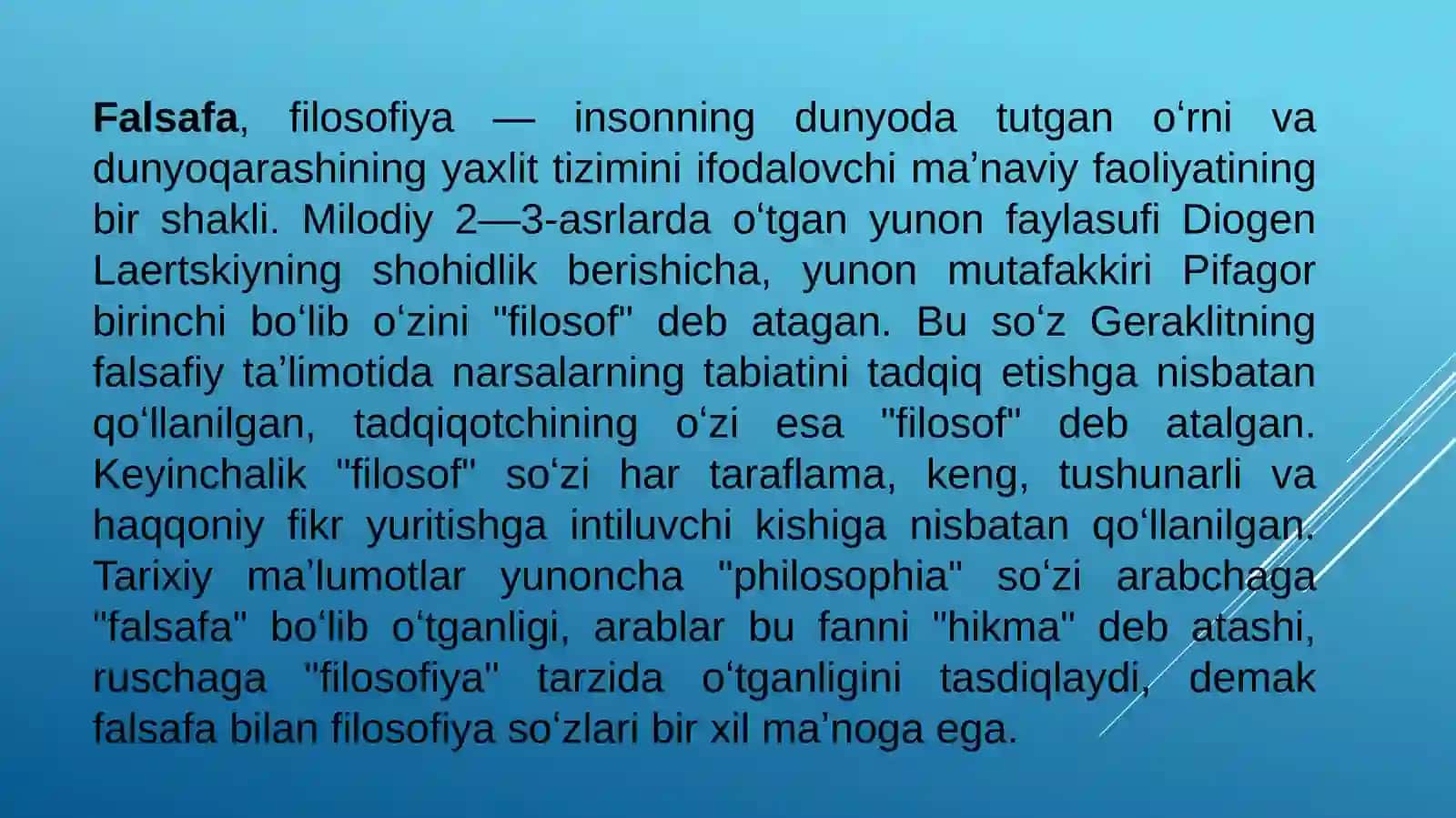 FALSAFADA INSON MUOMMOSI 4