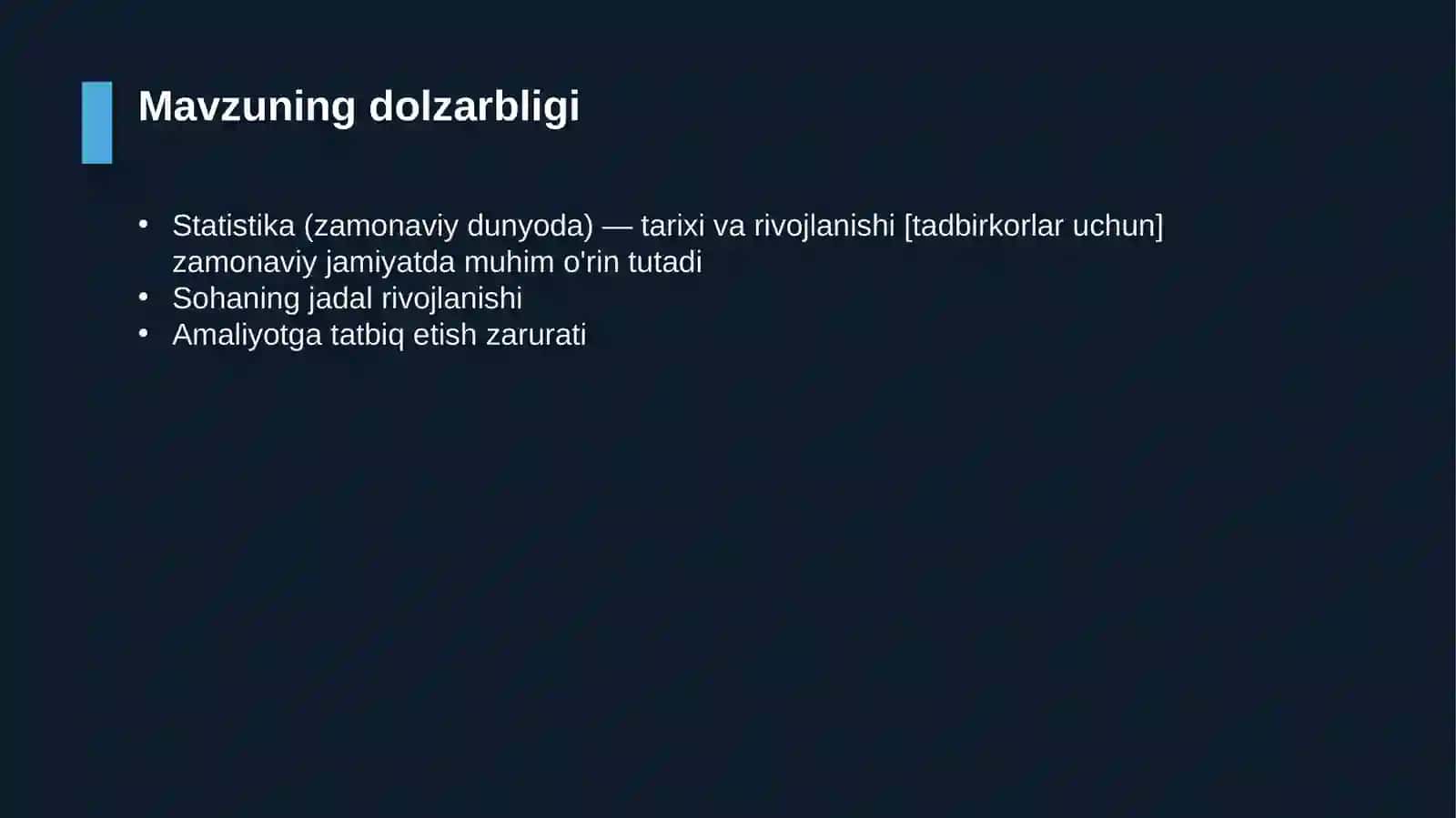 Statistika (zamonaviy dunyoda) — tarixi va rivojlanishi [tadbirkorlar uchun] 4
