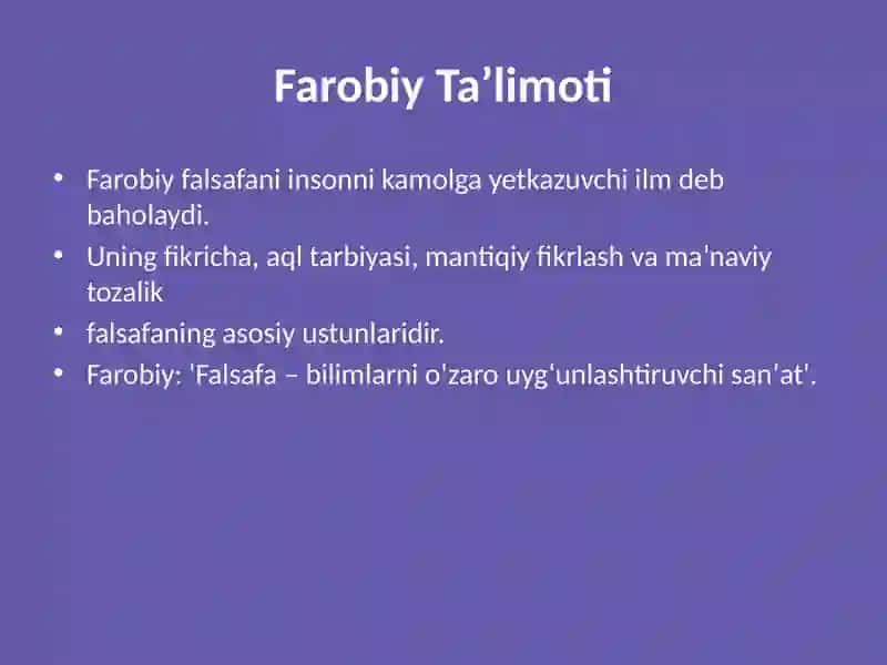 Falsafaning Mazmuni 4