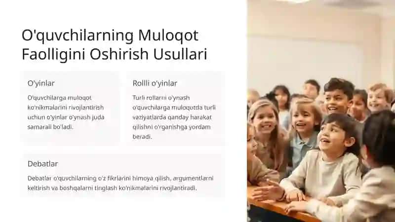 Kommunikativ Madaniyatni Rivojlantirish 4