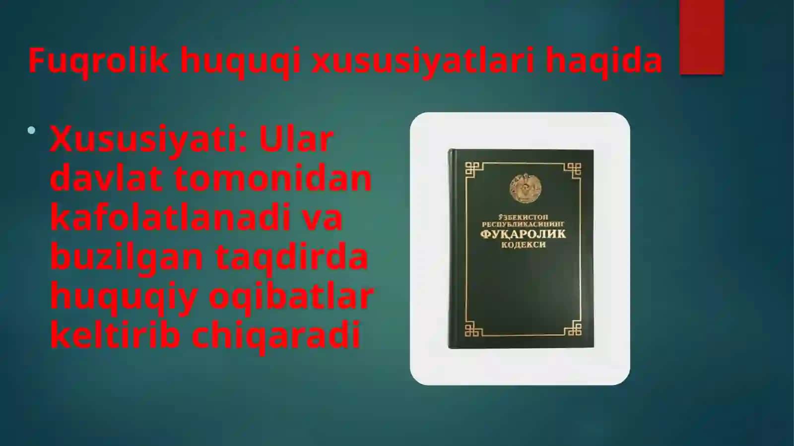 Fuqarolik huquqimanbalari 4
