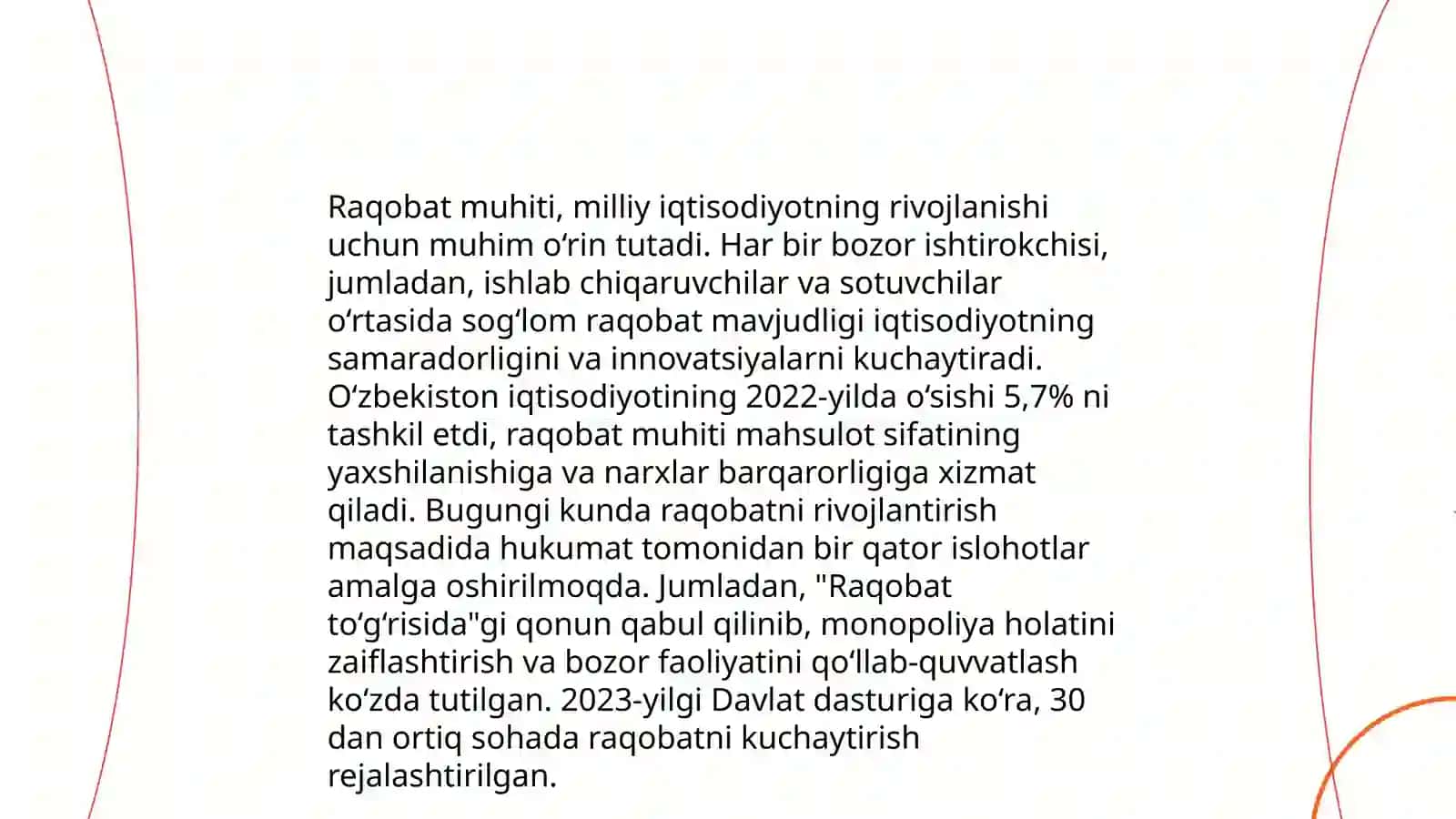 Milliy iqtisodiyotda raqobat muxitini shakllantirishning instutsional asoslari 4