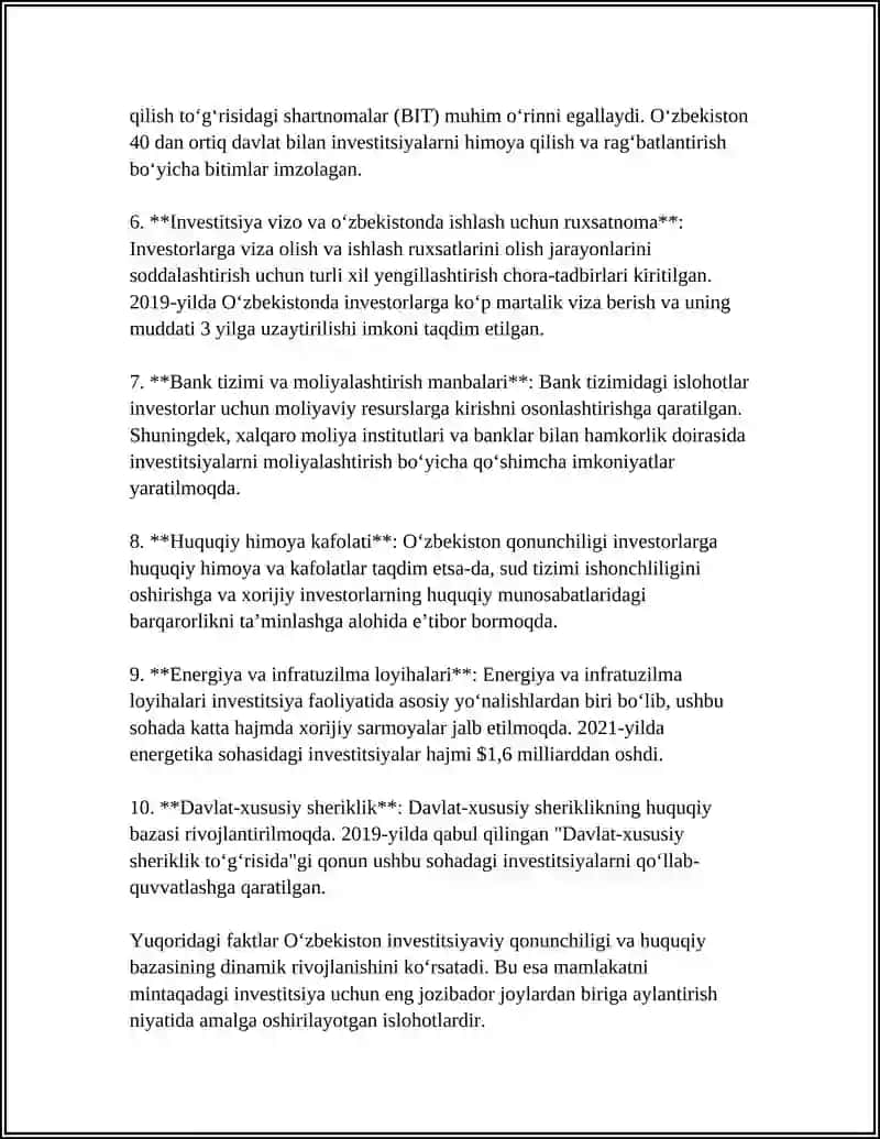 TURKIYA RESPUBLIKASINING INVESTITSION JOZIBADORLIGI 4