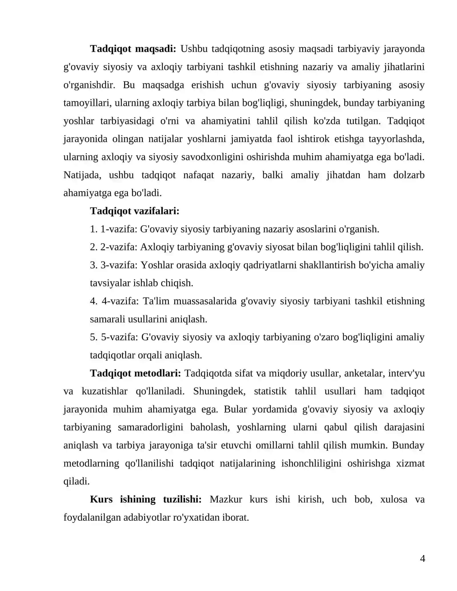 Tarbivaviy jarayonda g'ovaviy siyosiy, axloqiy tarbiyani tashkil etish 4