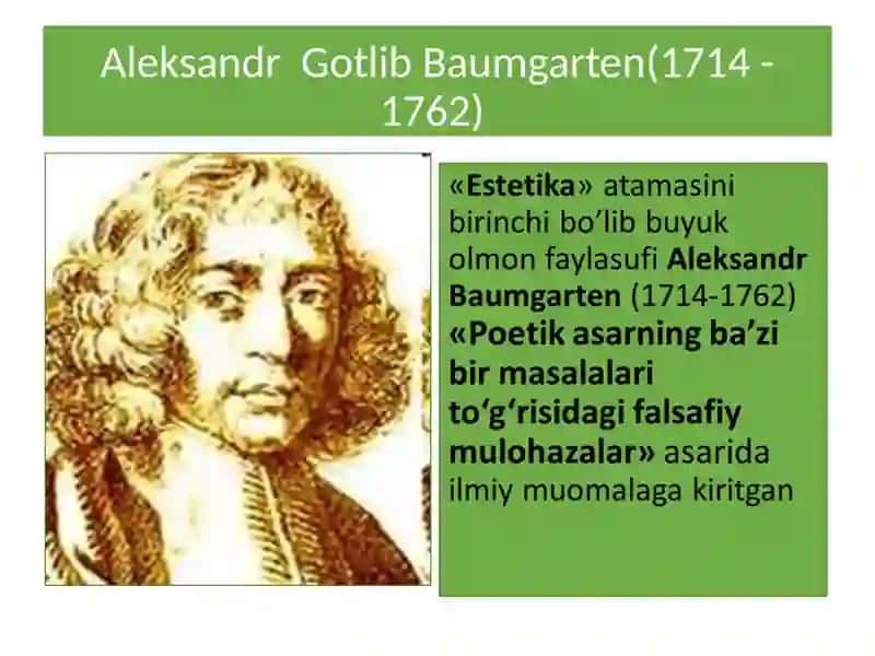 Estetika fanining predmeti 4
