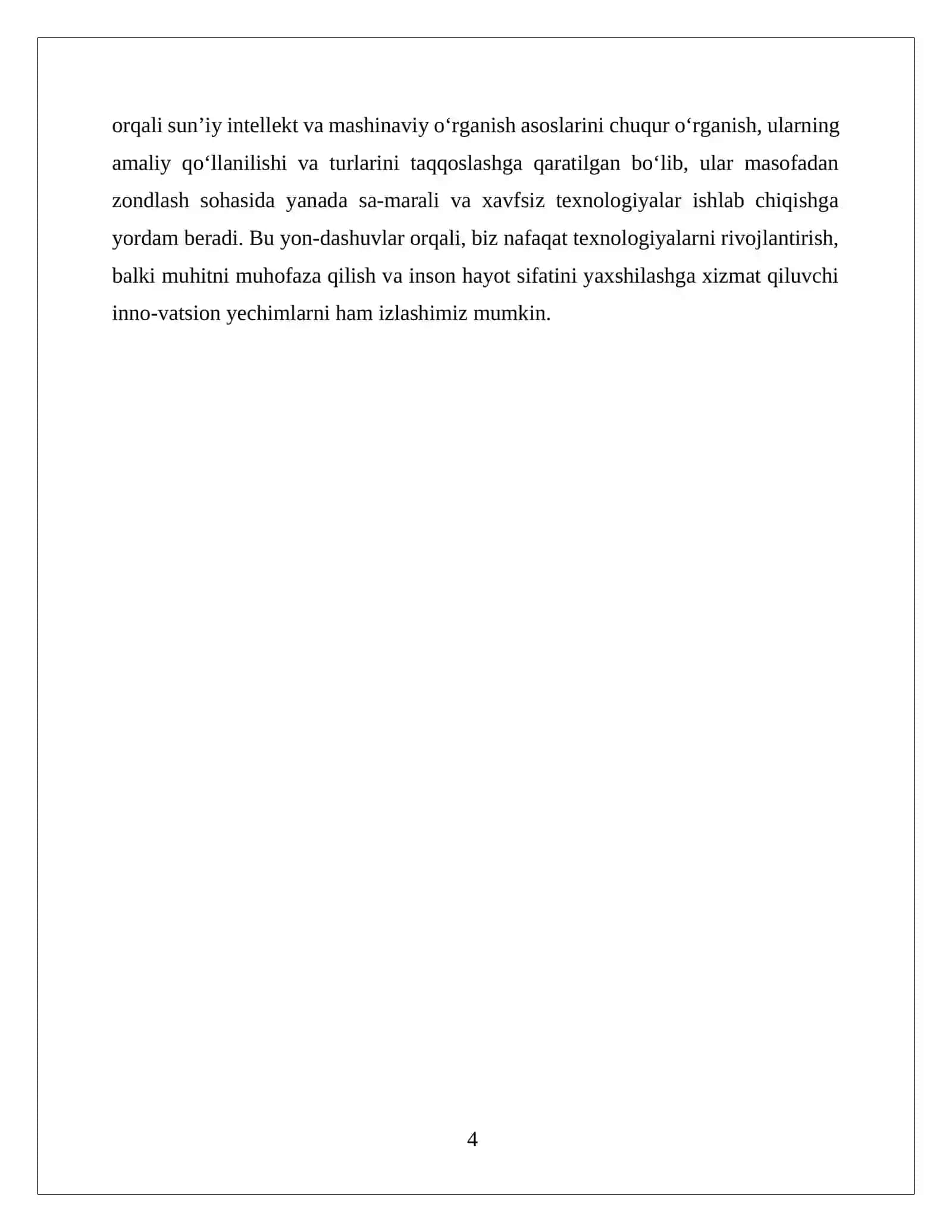 Sun’iy intellekt va mashinaviy o‘rganish asoslari 4