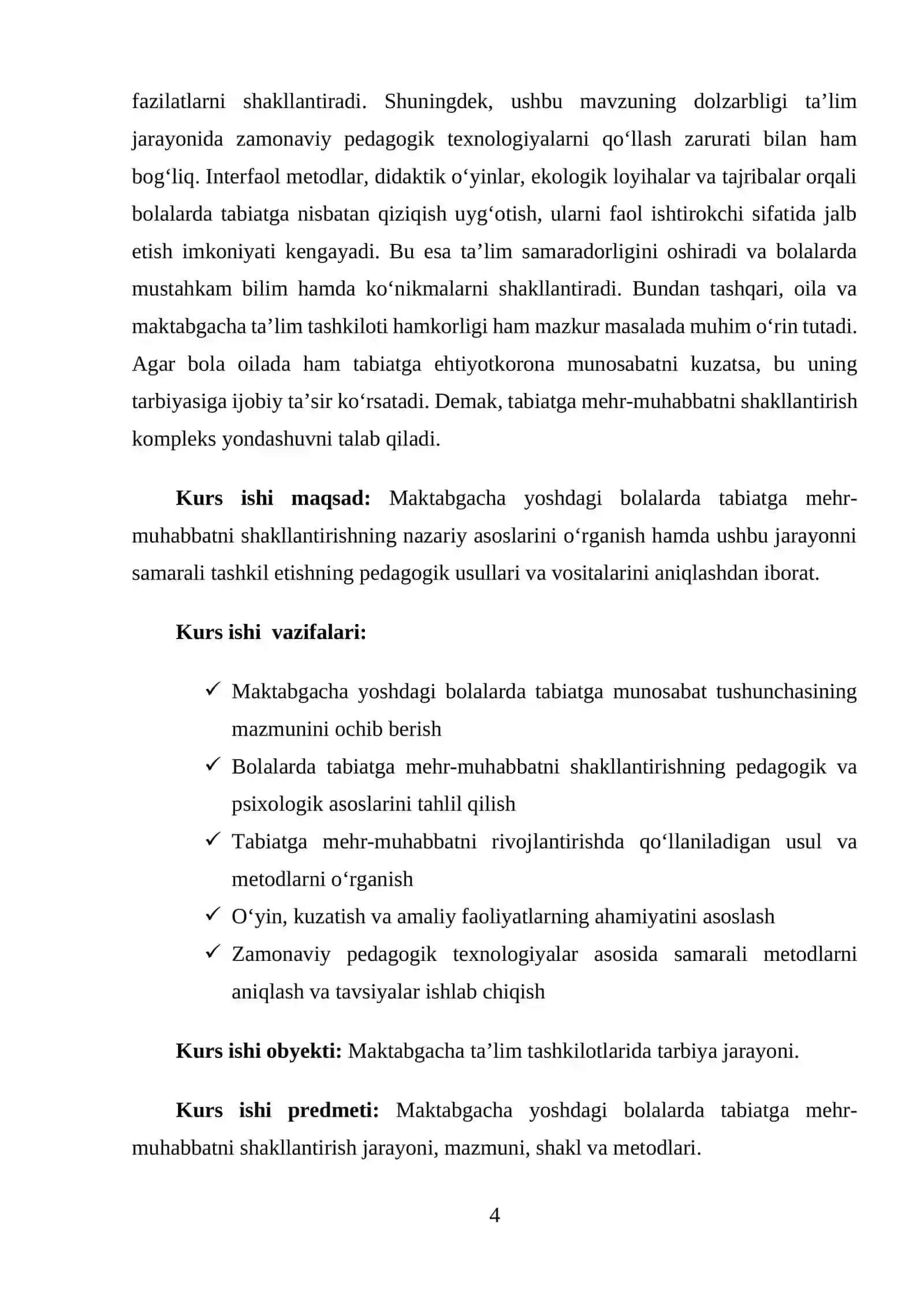 Maktabgacha yoshdagi bolalarda tabiatga mehr-muhabbatini shakllantirish usullari 4