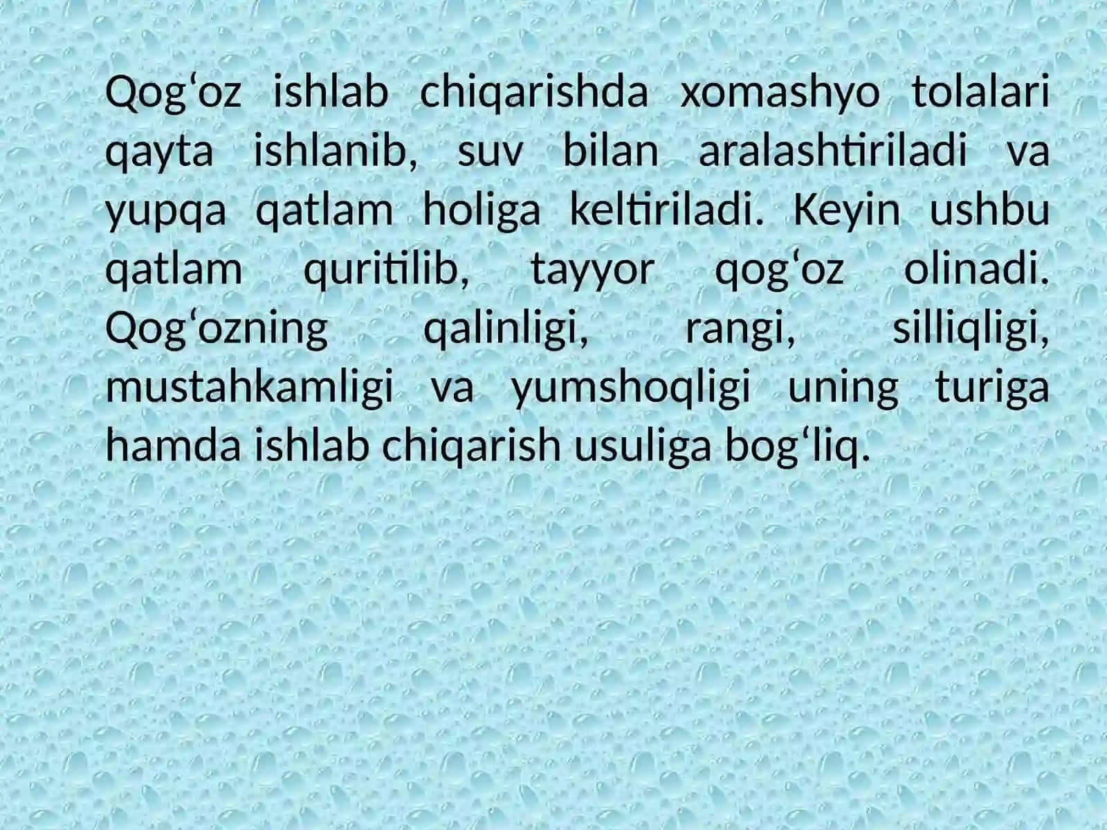 QOG‘OZ BILAN ISHLASH TEXNIKALARI VA IJODIY FAOLIYAT 4