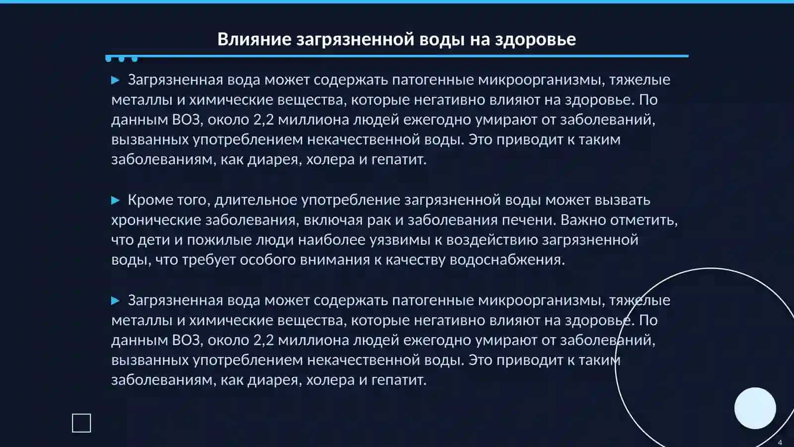 Чистая вода-источник здоровья 4