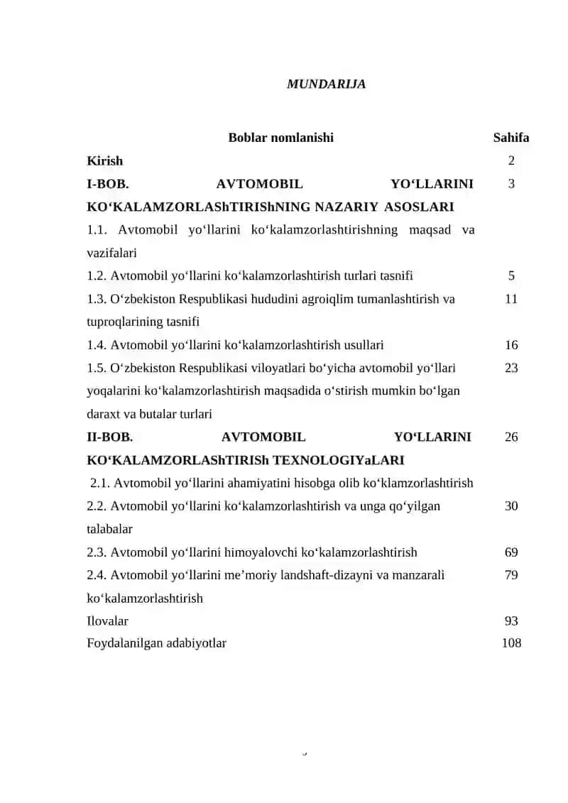 Avtomobil yo‘llarini ko‘kalamzorlashtirish usullari 4