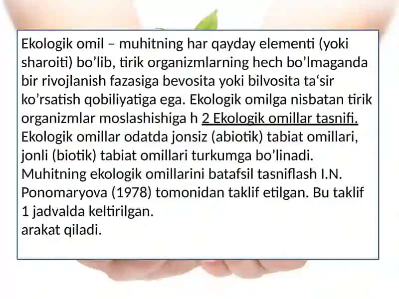 Ekologik omillar 4