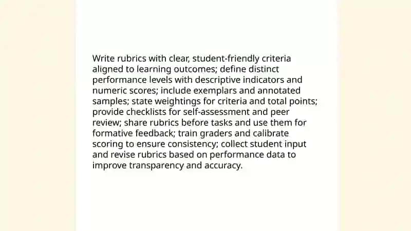 Assessment Criteria Development 4