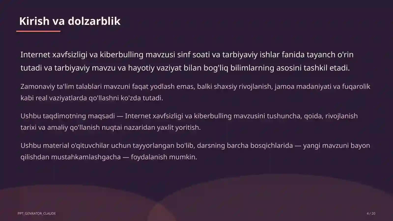 Internet xavfsizligi va kiberbulling 4