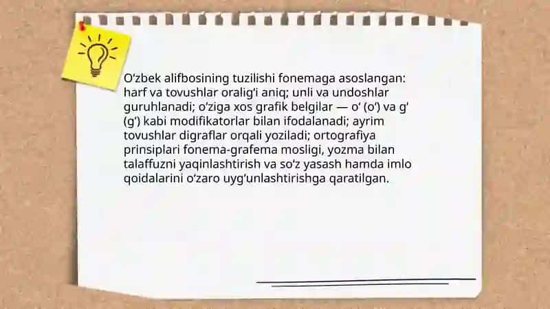 Yozuv.Alfavit.Orfografiya va uning prinsplari 4