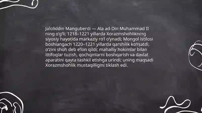 Jaloliddin Manguberdi hayoti va oilaviy kelib chiqishi 4