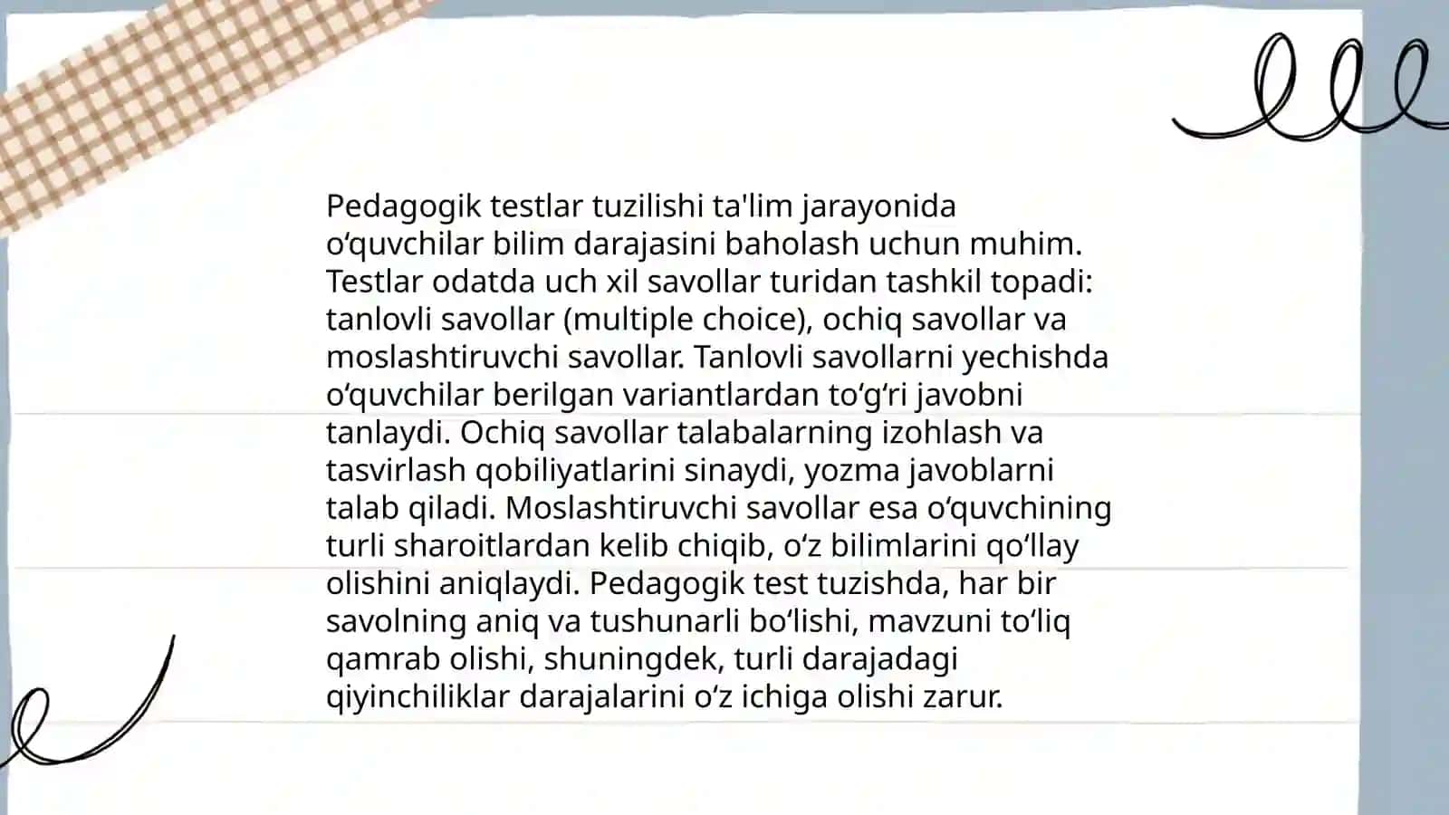 Test usulining nazariy asoslari 4
