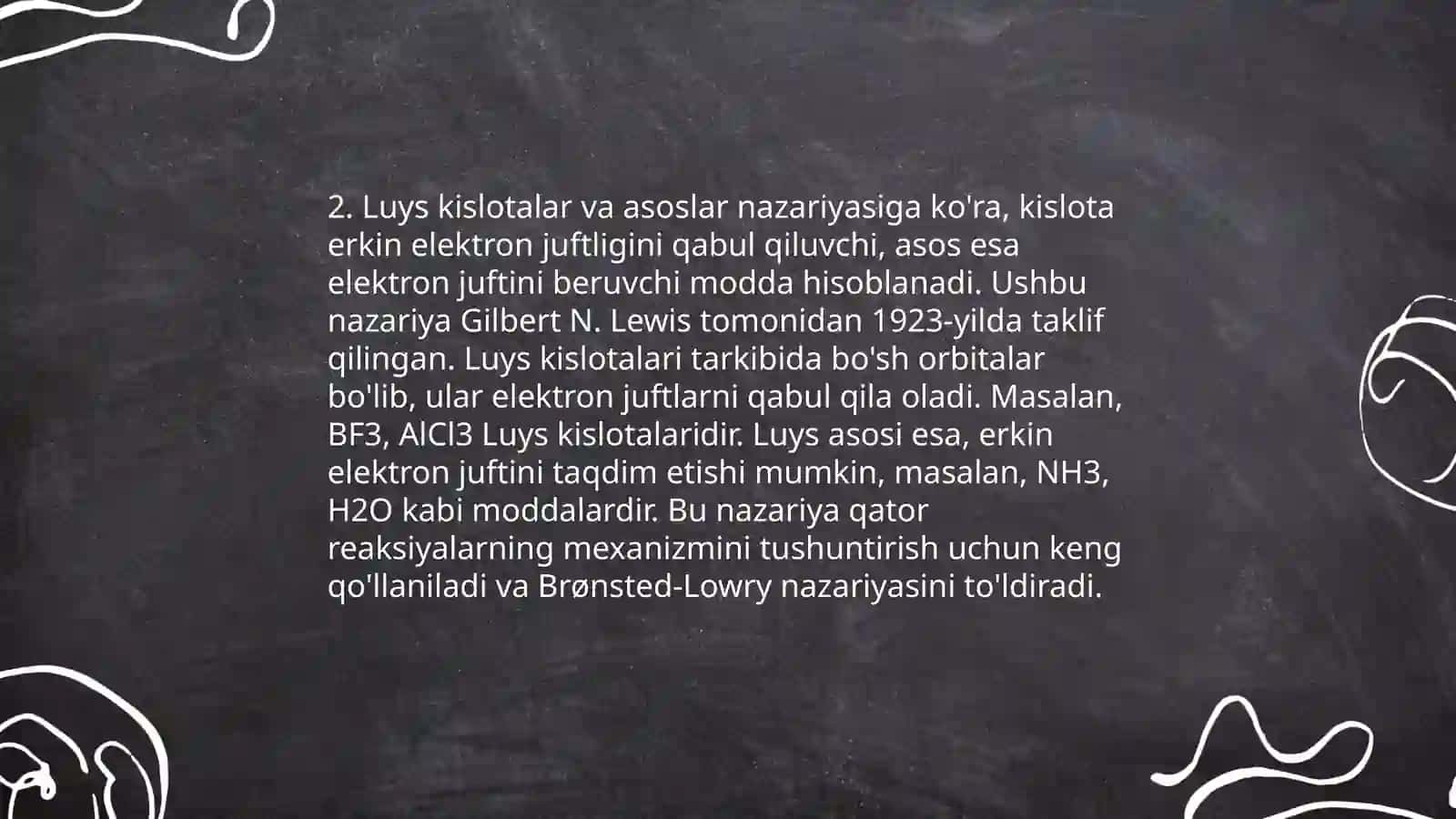 Brønsted va Luyis nazariyasi 4