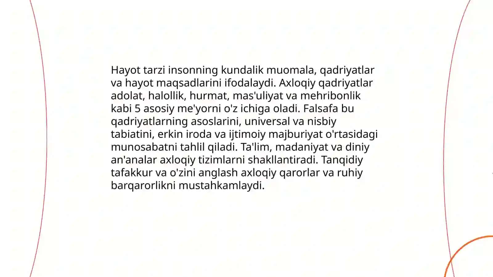 Falsafa hayot tarzi va dunyoni bilish tarzi 4