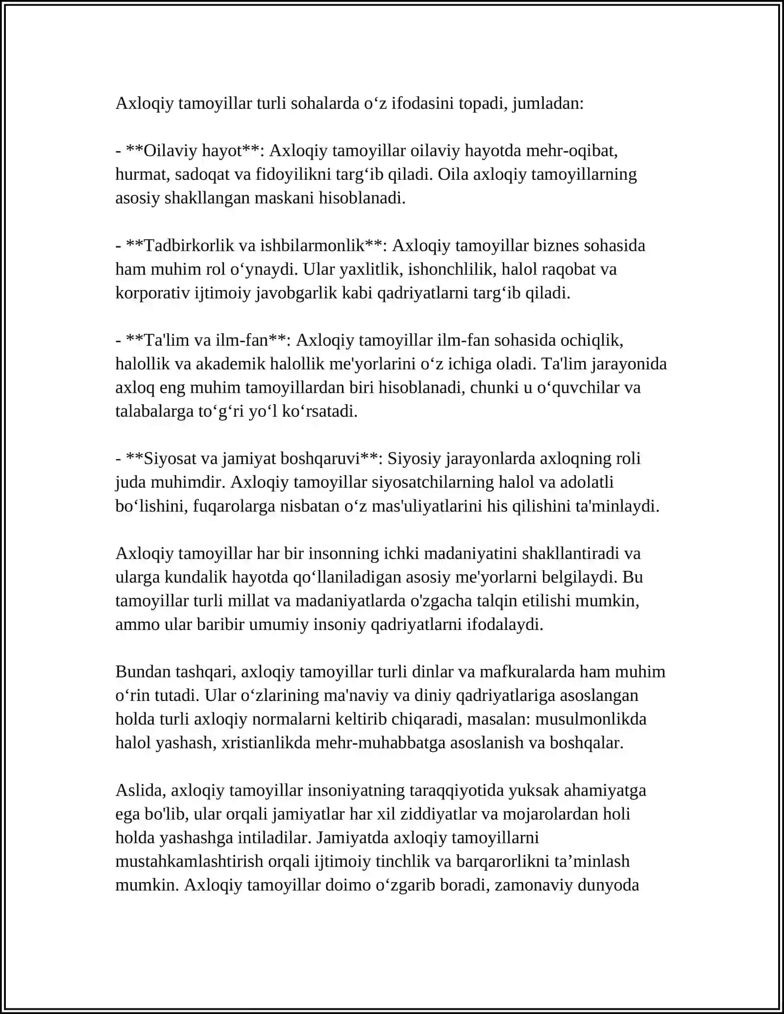 JALOLIDDIN DAVONIYNING AXLOQIY QARASHLARI 4