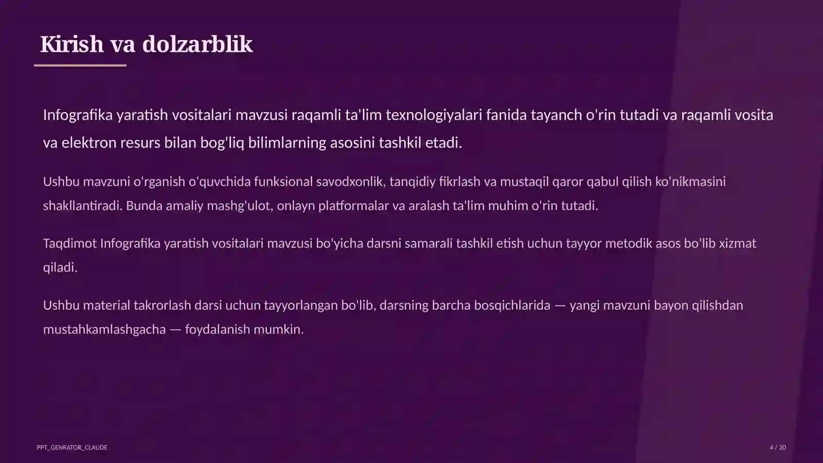 Infografika yaratish vositalari 4