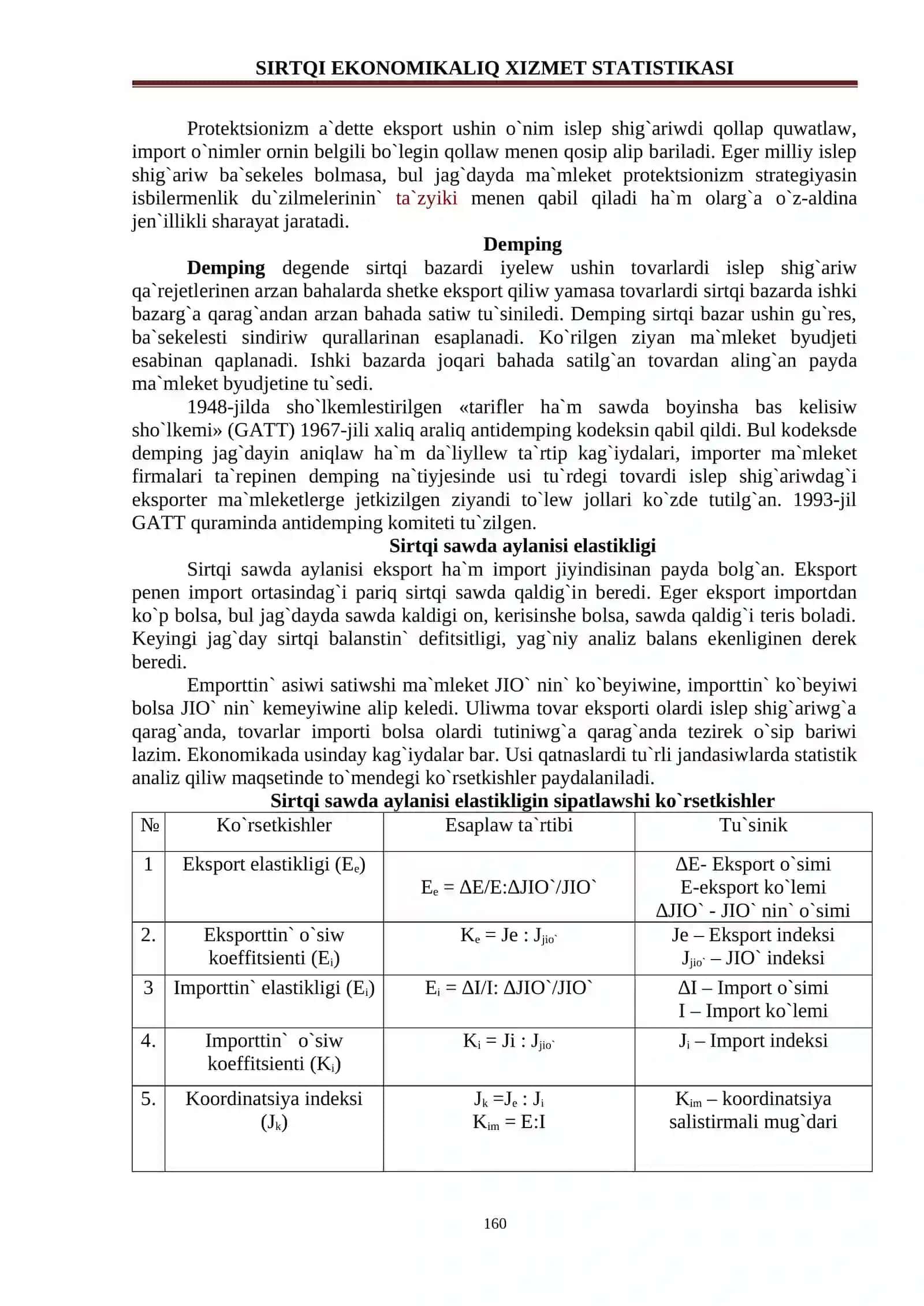 SIRTQI EKONOMIKALIQ XIZMET STATISTIKASI 4