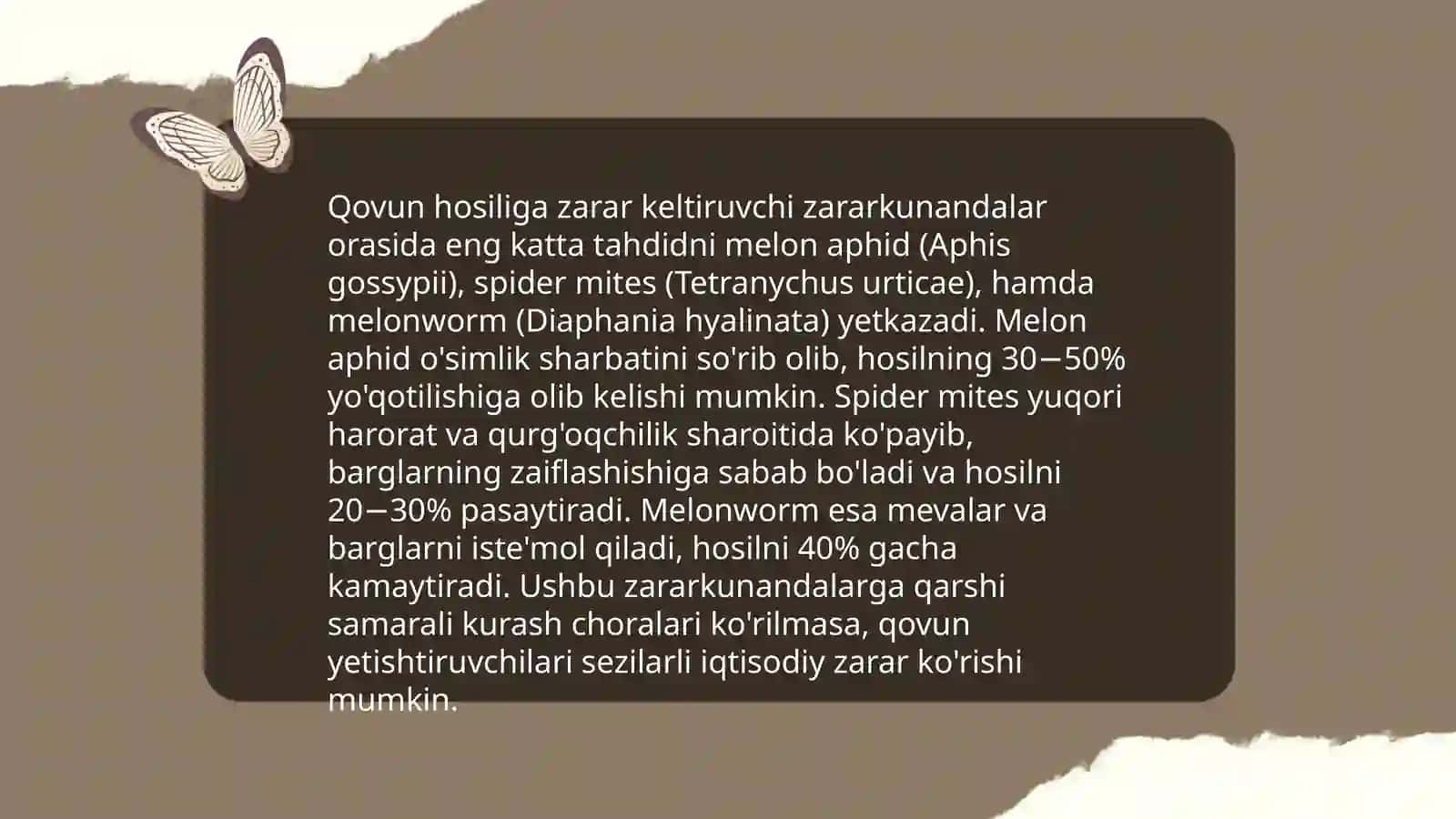 Qovun zararkunandalarni entomofaglari 4