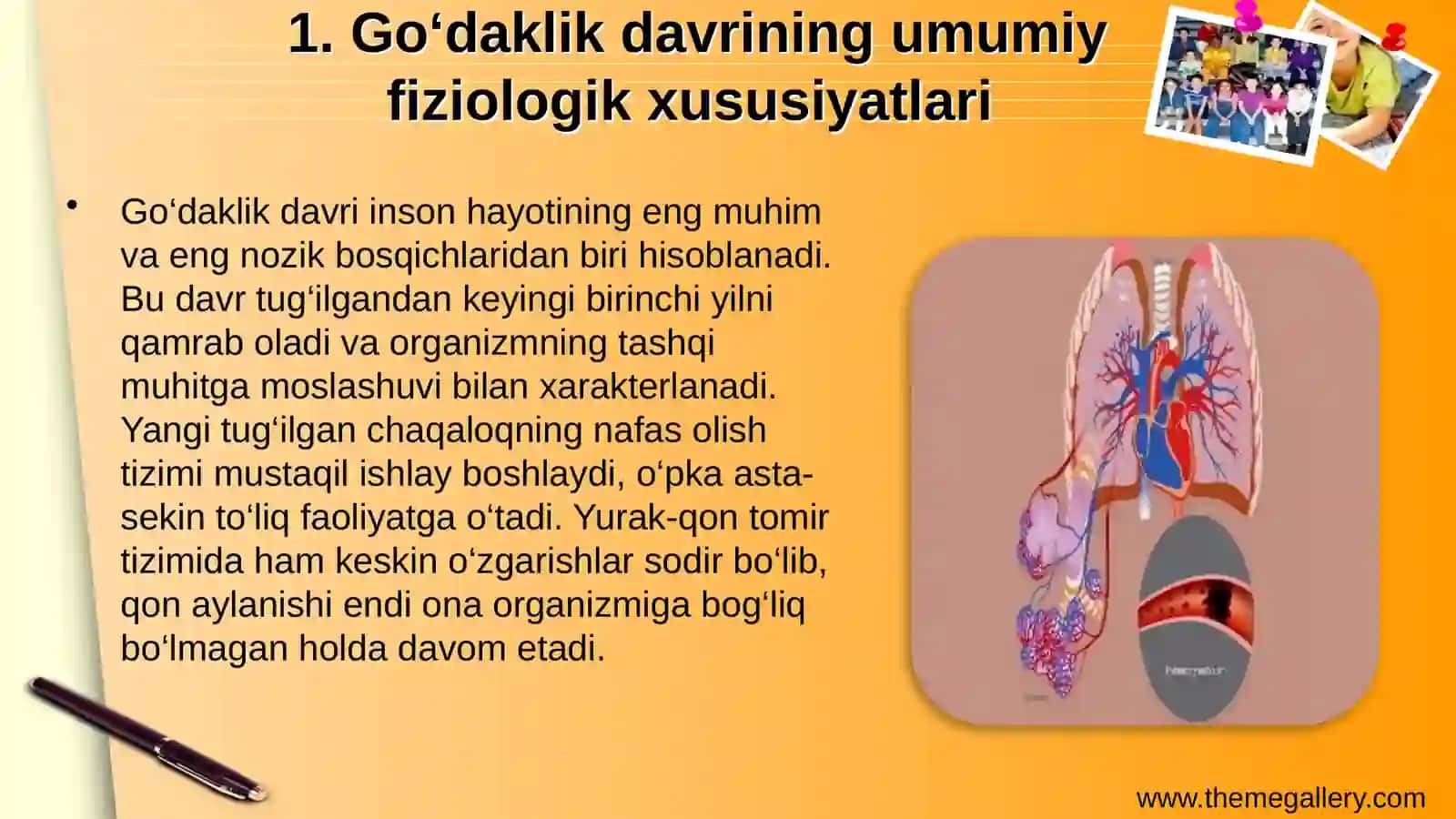 Go‘daklik davrining fiziologik xususiyatlari 4