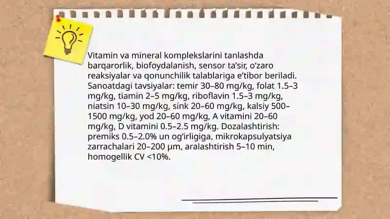 Boyitilgan baton mahsulotlarini ishlab chiqarishning texnologik jarayonlari 4