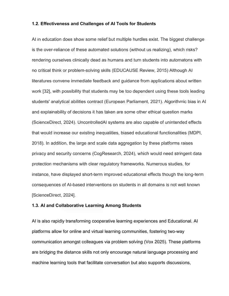 Impacts of Artificial intelligence on Students learning 4