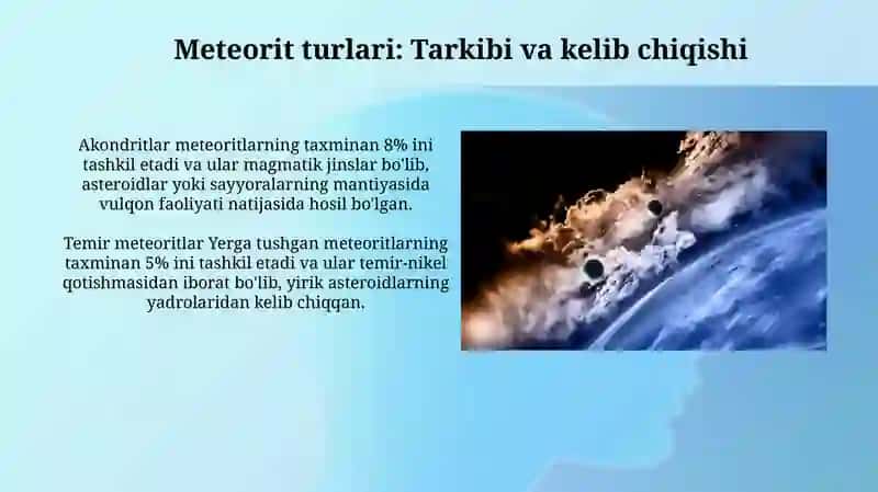 Meteoritlar va meteoroidlar 4