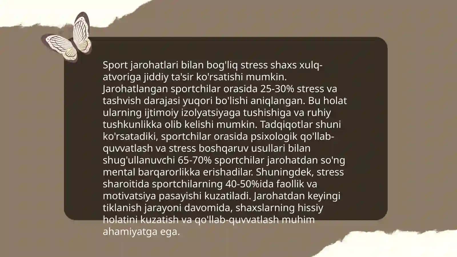 Sport jarohatlarining shaxs xulq-atvoriga taʼsiri 4