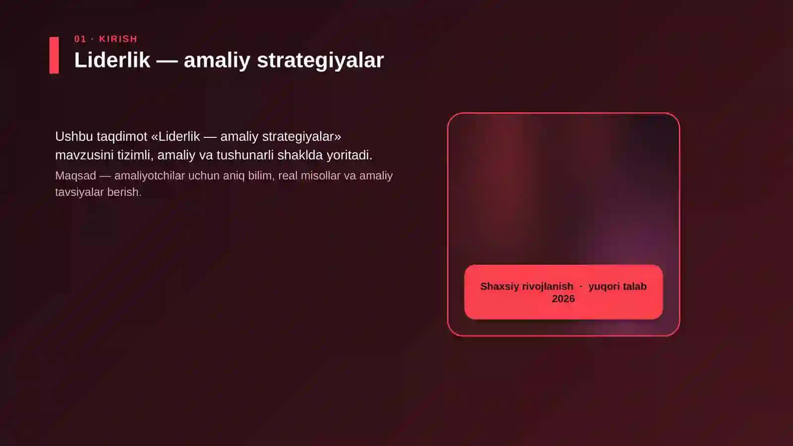 Liderlik — amaliy strategiyalar 4