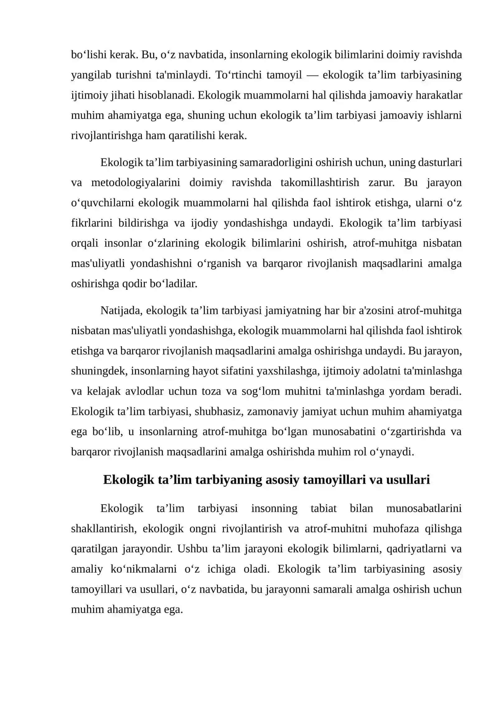 Ekologik ta’lim tarbiya 4