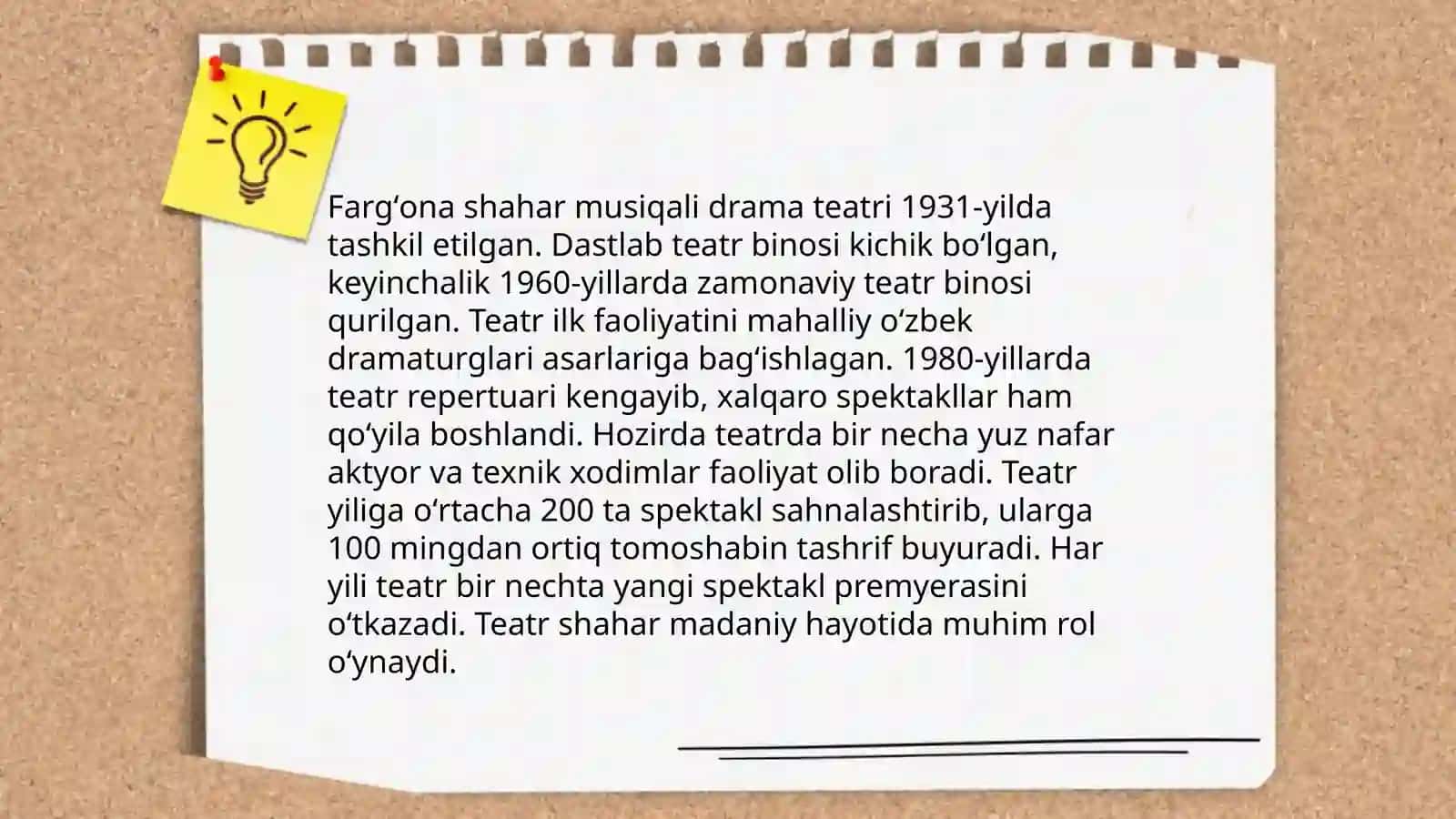 Musiqa bolalar kundalik hayotida Fargʻona shahar musiqali drama teatri bilan uchrashuv 4