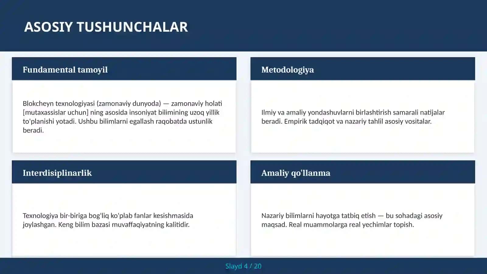 Blokcheyn Texnologiyasi (zamonaviy dunyoda) — zamonaviy holati [mutaxassisslar uchun] 4