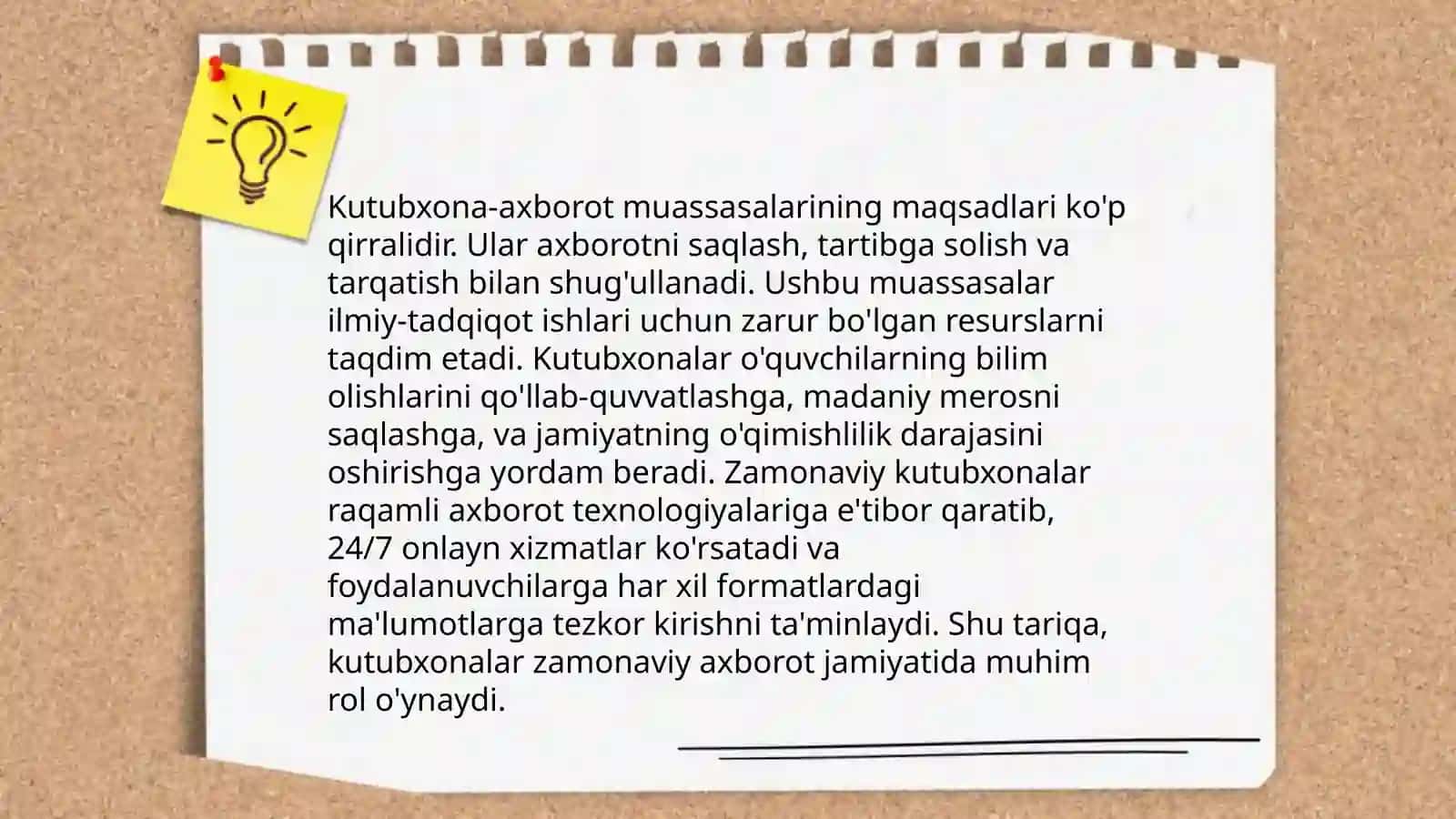Kutubxona-axborot muassasalarining tashkiliy tuzilmasi 4