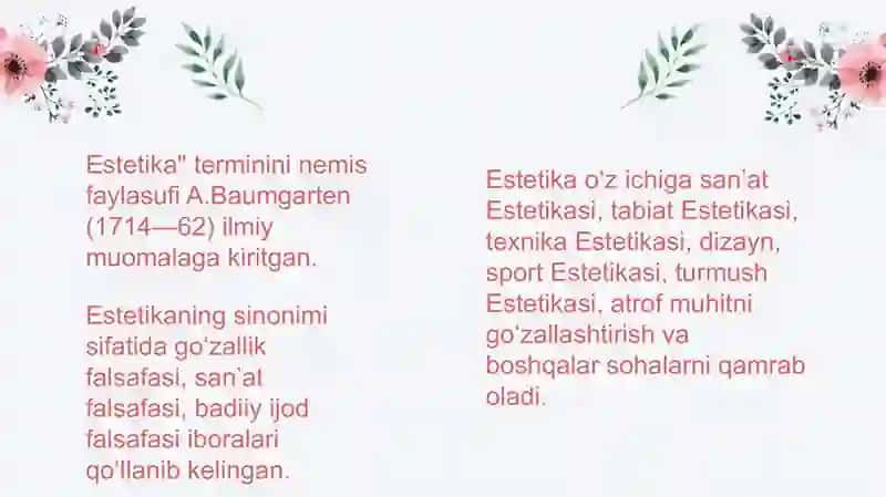 Estetika 4