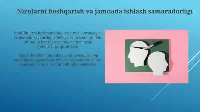 Kasbiy psixologiyada shaxslararo munosabatlar psixologiyasi 4