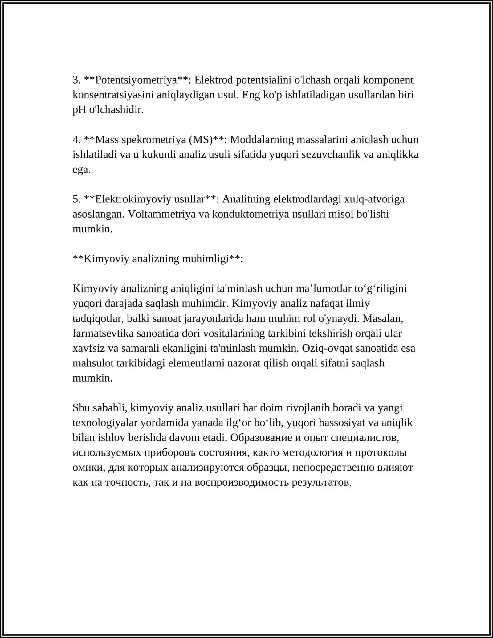 Kimyoviy analiz usullari 4