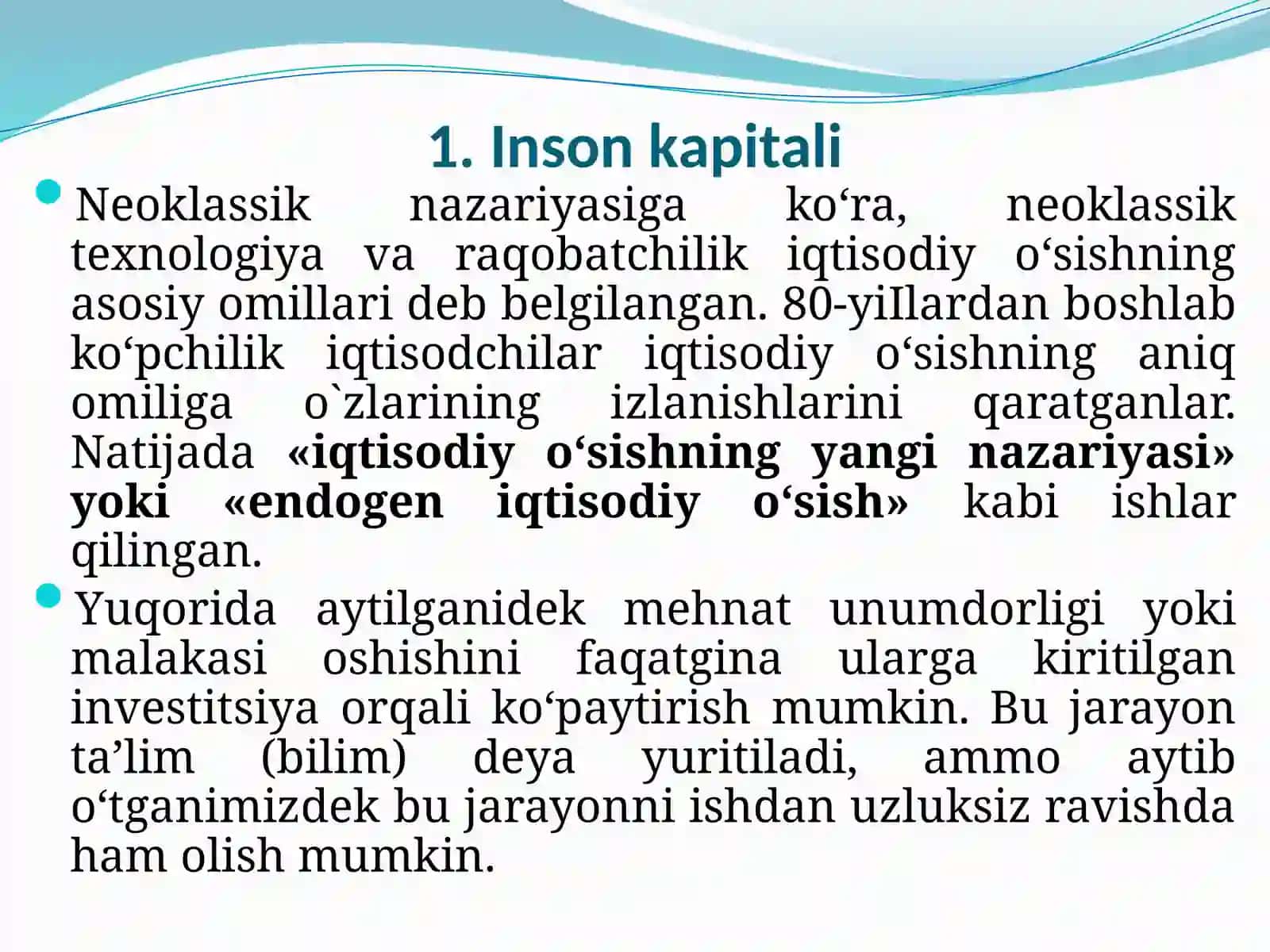 G’OYALAR IQTISODIYOTI 4