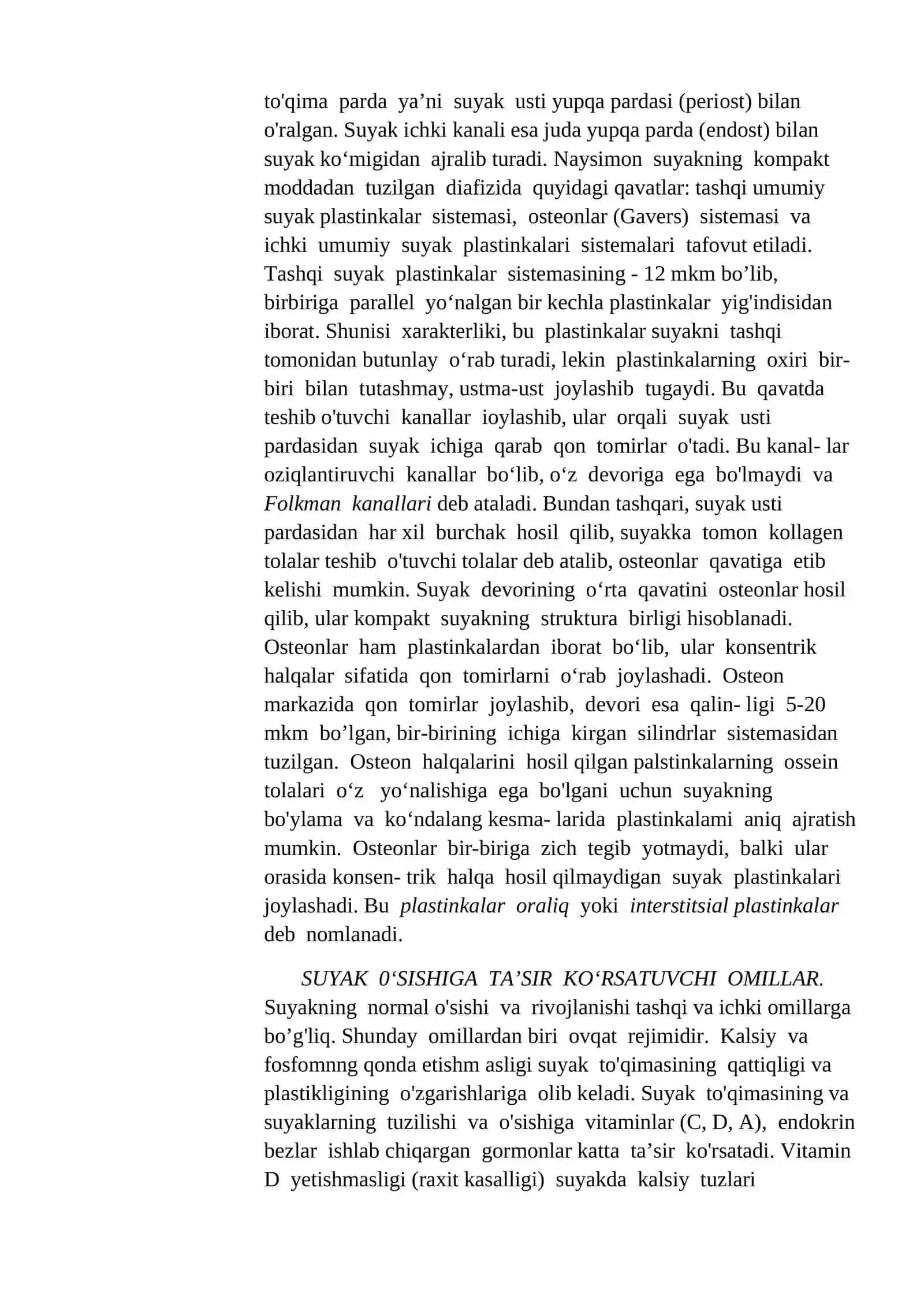 Skelet to‘qimalari, tog‘ay va suyak to‘qimasi 4