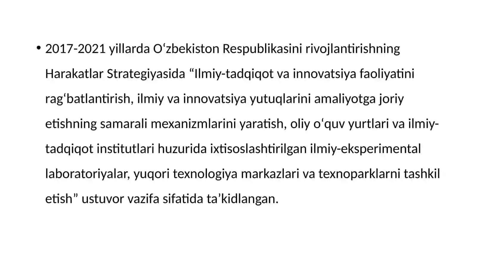 INNOVATSION IQTISODIYOT FANINING PREDMETI VA OB’YEKTI, INNOVATSIYALARNI RIVOJLANISH NAZARIYASIGA KIRISH 4