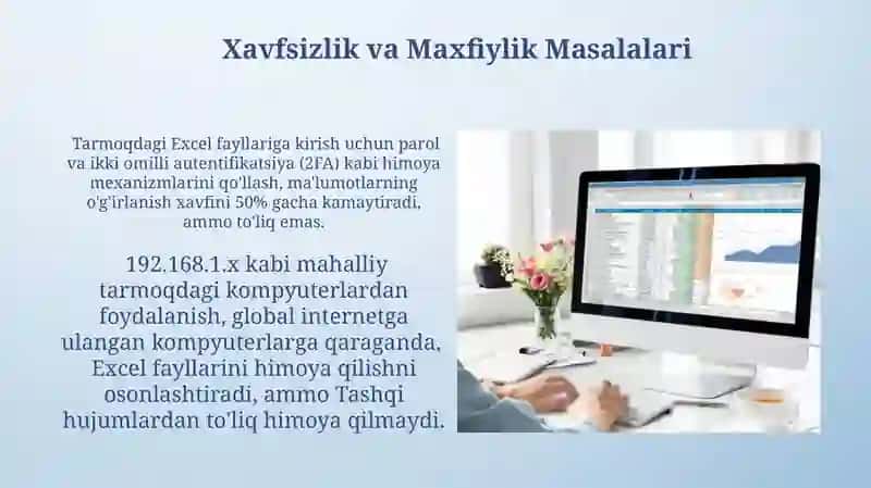 Excel Jadvallarida Qo'llanilishi 4