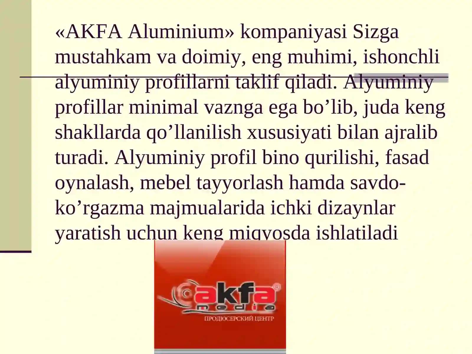 AKFA Aluminium 4