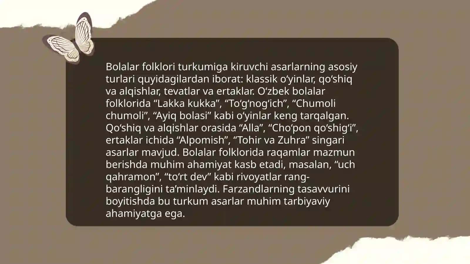 Bolalar folklori va tarixiy taraqqiyoti 4