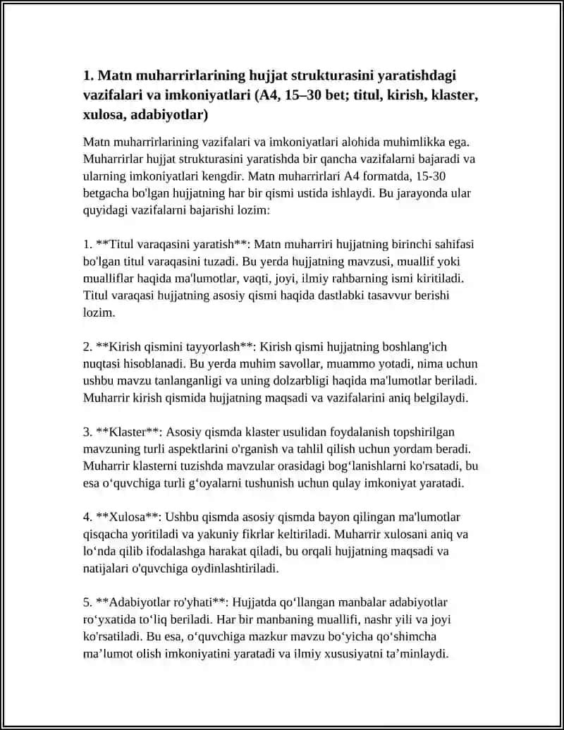 MATN MUHARRIRLSRINING VAZIFAKARI VA IMKONIYATLAR 4