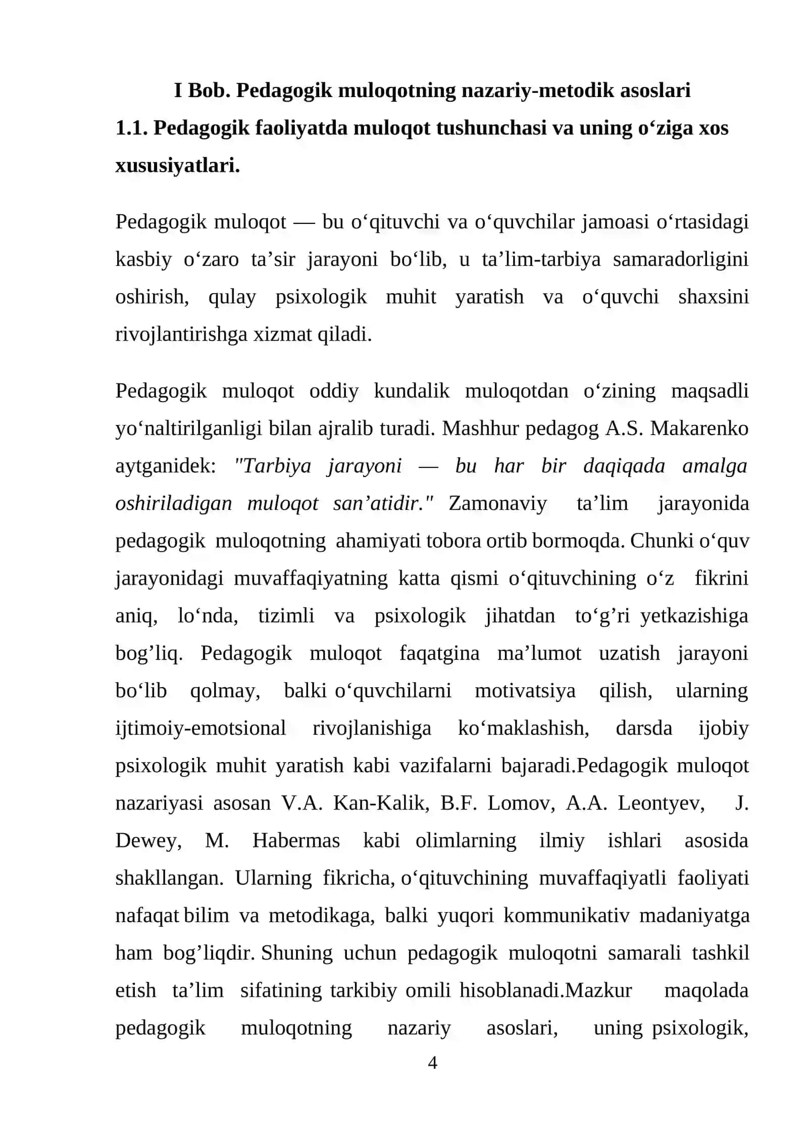 PEDAGOGIK FAOLIYATDA KOMMUNIKATIV KO’NIKMALAR 4
