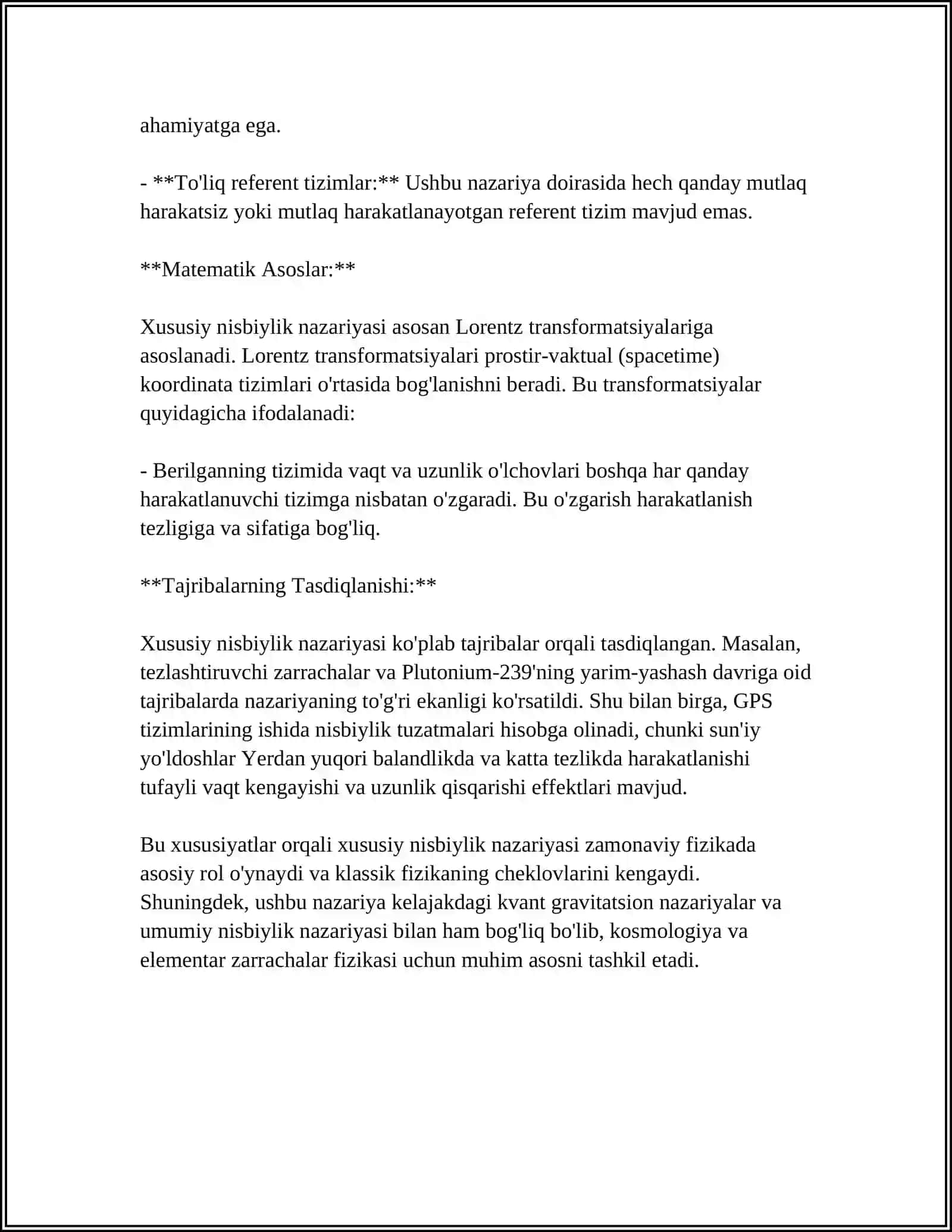 NISBIYLIK NAZARYASI ELEMENTLARI 4