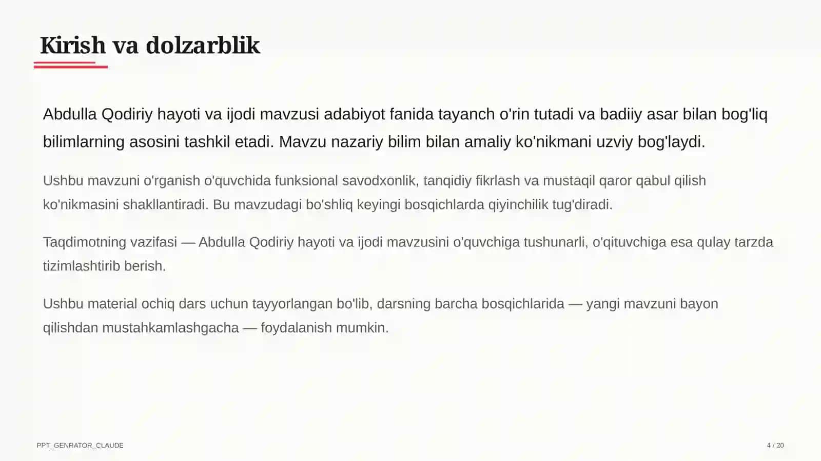 Abdulla Qodiriy hayoti va ijodi (7-sinf) 4