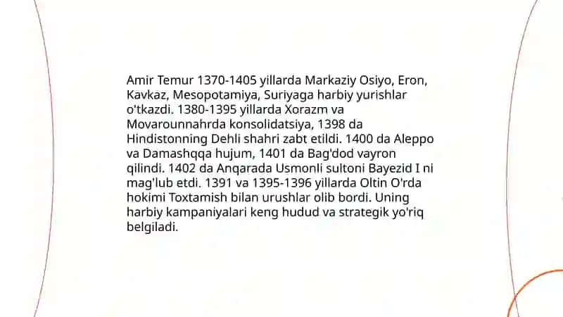 Amir Temur hayoti va faoliyati 4